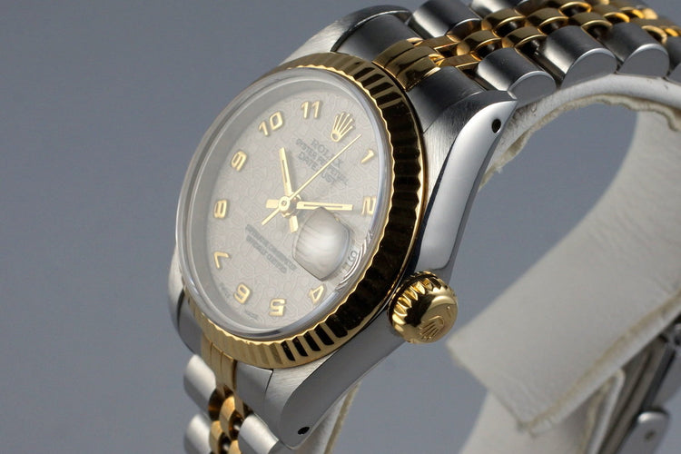 1988 Rolex Ladies Two Tone DateJust 69173 Arabic Computer Dial
