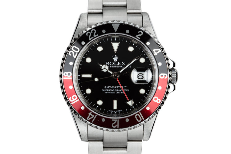 2002 Rolex GMT-Master II 16710 "Coke" with Box and Papers