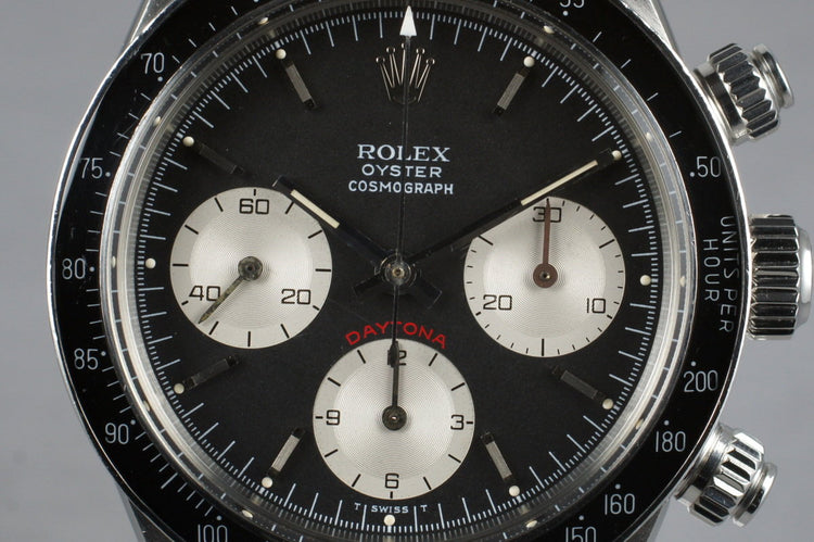 1985 Rolex Daytona 6263 Small Red Daytona Dial with RSC Papers