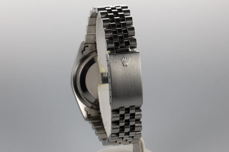 1995 Rolex DateJust 16234 with No Lume Silver Roman Numeral Dial