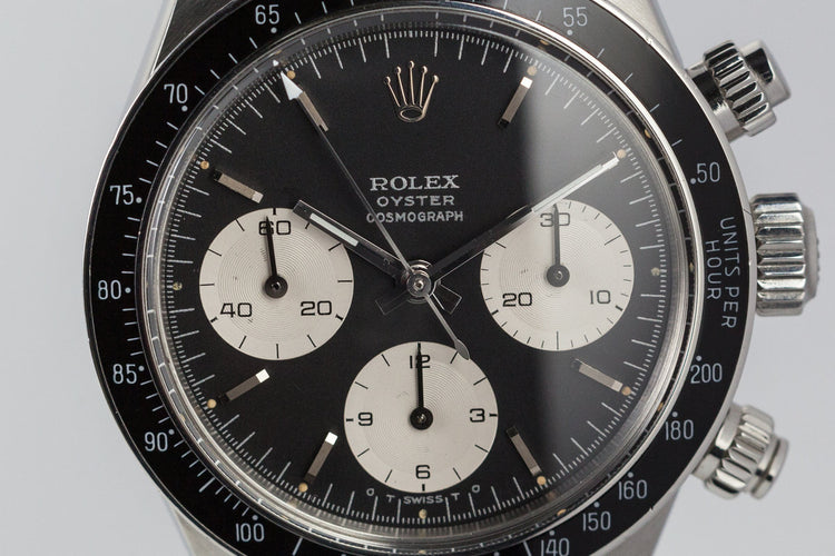 1973 Rolex Daytona 6263 with Black Sigma Dial with Service Papers