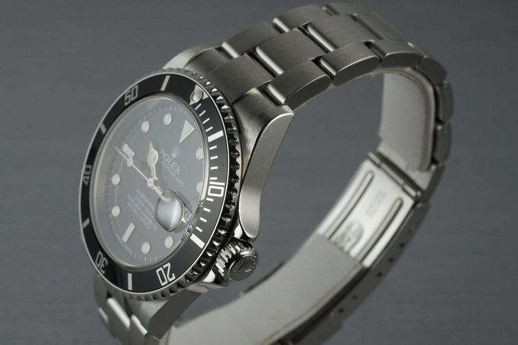 2006 Rolex Submariner 16610