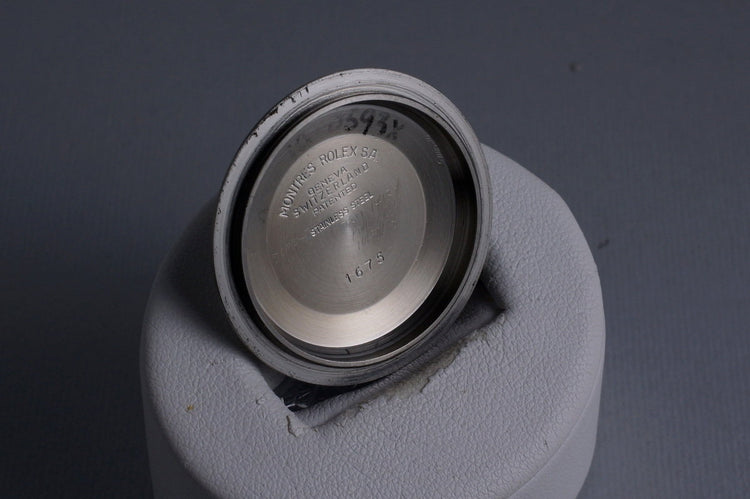 1975 Rolex GMT 1675 with Box and Papers