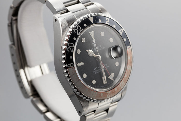 1988 Rolex GMT-Master II 16760 "Fat Lady" with Faded "Coke" Bezel Insert