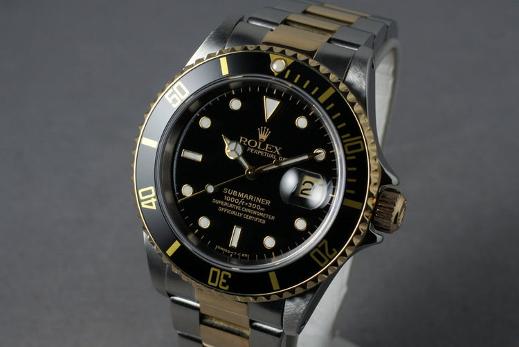 1991 Rolex 18K/SS Submariner 16613