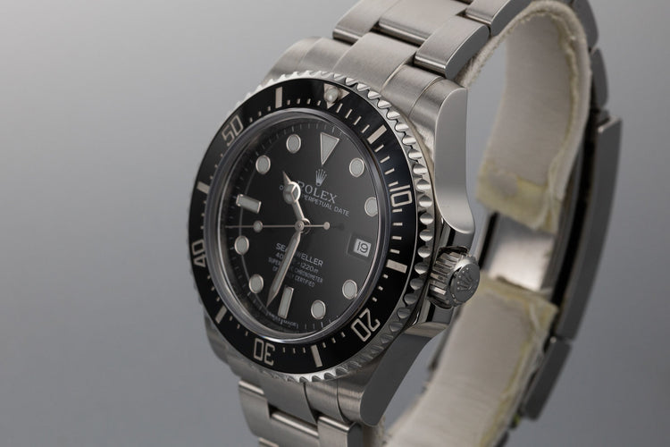 2015 Rolex Sea-Dweller 116600 with Box and Papers