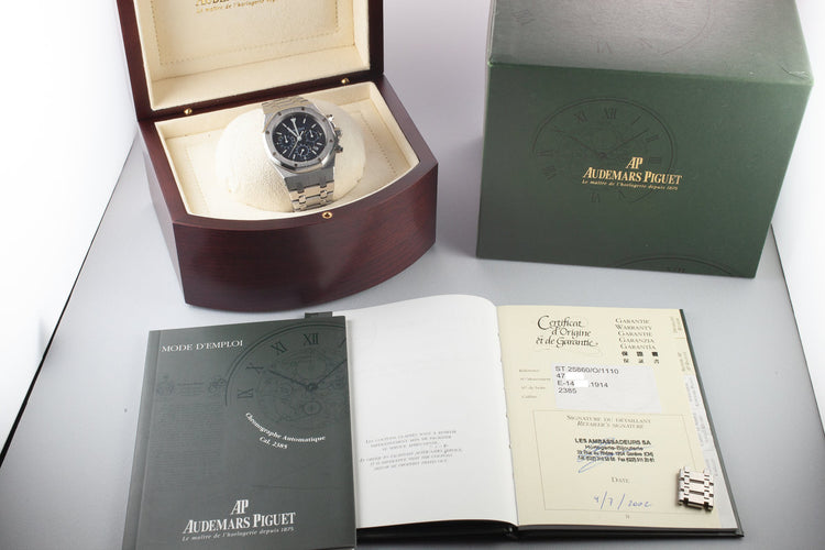 2002 Audemars Piguet Royal Oak 25860/0/1110 with Box and Papers