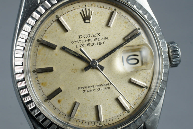 1971 Rolex DateJust 1601 with Tropical Silver Dial