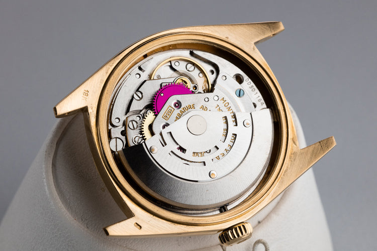 1972 18K YG Rolex Day-Date 1803 Linen Sigma Dial