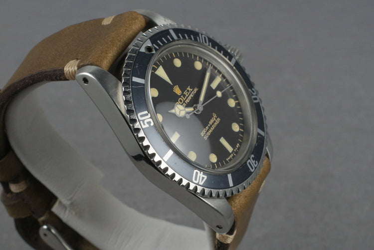 1966 Rolex Submariner 5513 with Gilt Bart Simpson Dial