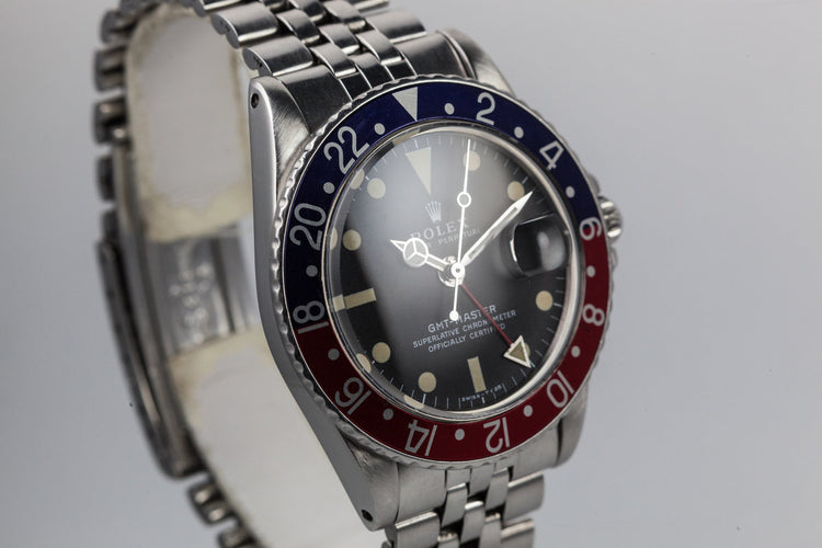 1970 Rolex GMT-Master 1675 with "Pepsi" Insert