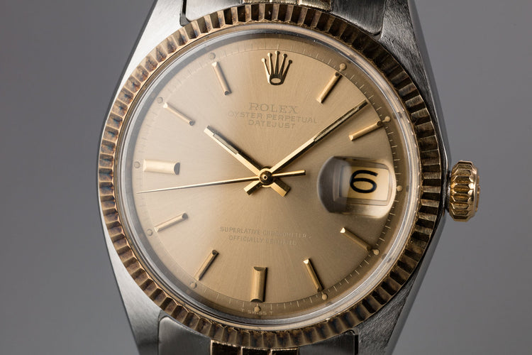 1969 Rolex Two-Tone DateJust1601 with Brown Dial