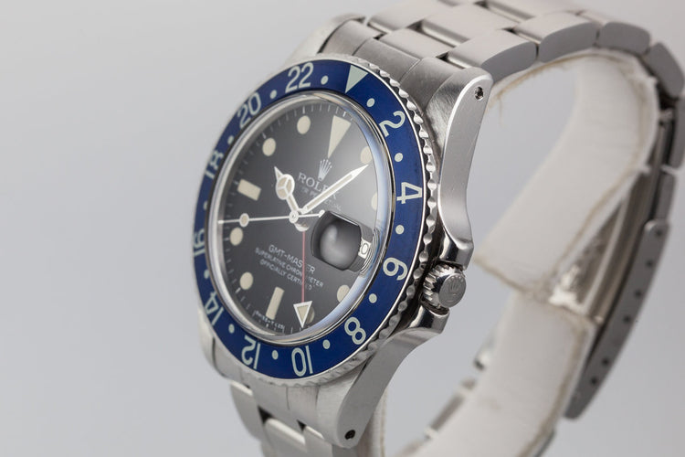 1978 Rolex GMT 1675 Blueberry