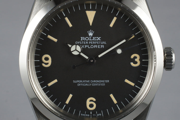1969 Rolex Explorer 1 1016 with Japanese Service Papers