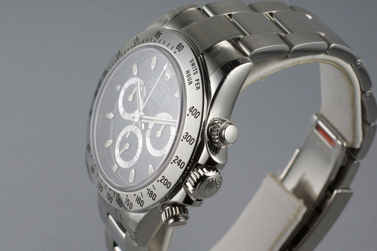 2015 Rolex Daytona 116520 Black Dial with Box and Papers MINT