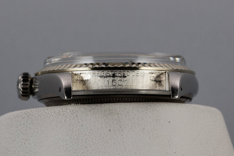 1968 Rolex DateJust 1601 with No Lume Silver Dial