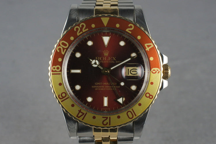 1982 Rolex 18K/SS GMT-Master 16753 Root Beer Dial