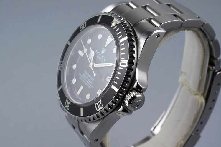 1995 Rolex Sea Dweller 16600 with Box and Papers
