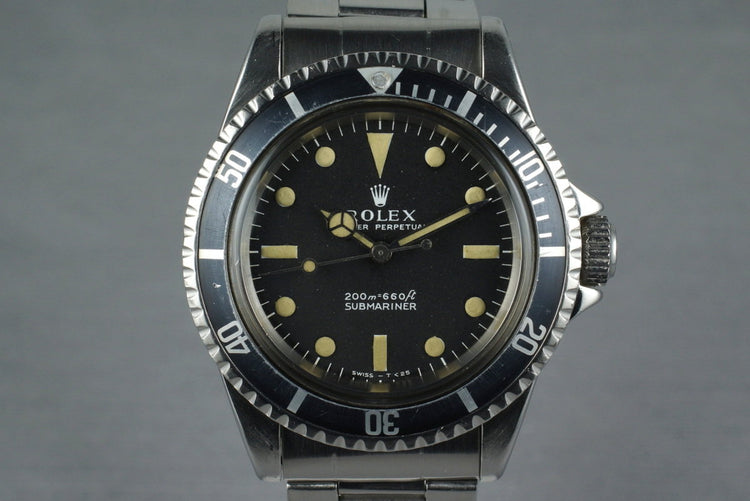 1967 Rolex Submariner 5513 Meters First Dial