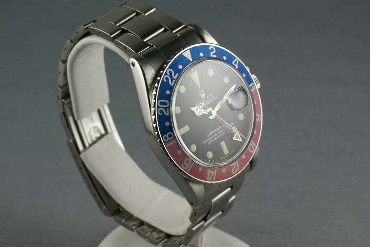 Rolex GMT 1675 Box and Papers