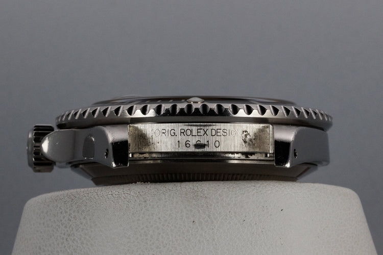 1999 Rolex Submariner 16610 SWISS Only Dial with Box and Papers