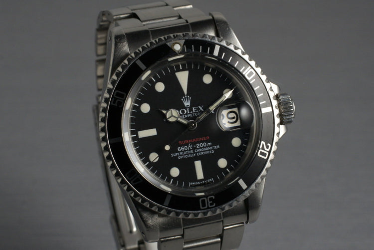 1972 Rolex Red Submariner 1680 with Mark VI Dial