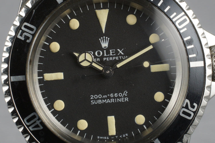 1967 Rolex Submariner 5513 Meters First