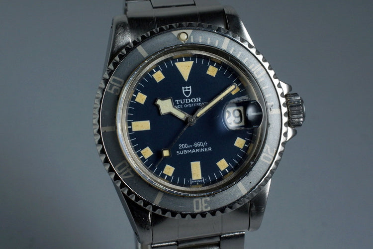 1981 Tudor Submariner 94110 Blue Snowflake