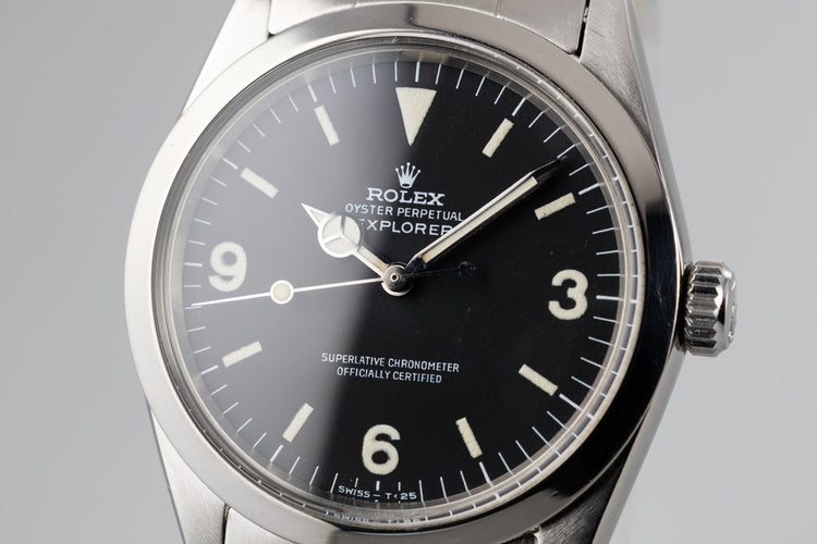 1972 Rolex Explorer 1016 With Service Papers