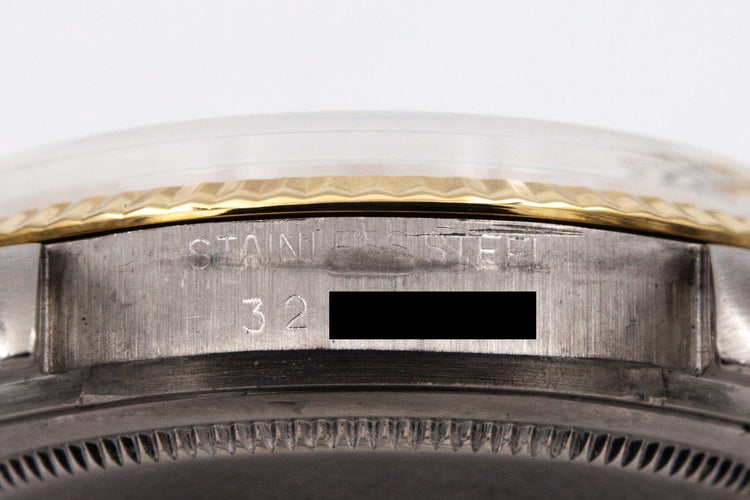 1972 Rolex Two Tone DateJust 1601 Gold Dial with Box and Papers