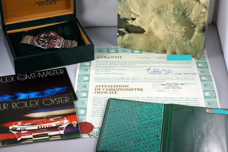 1981 Rolex GMT 16750 with Box and Papers
