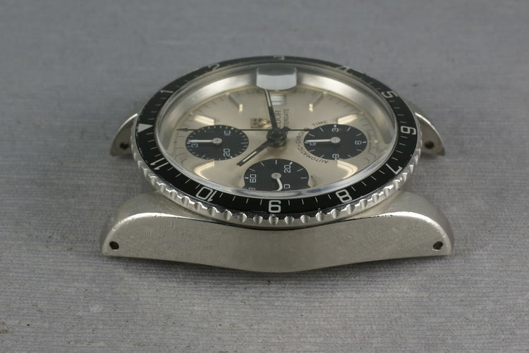 Tudor Chronograph Big Block 79170 with sub dial starting to turn chocolate