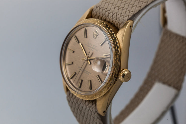 1972 Rolex Date 1514 with Brown Mosaic Dial
