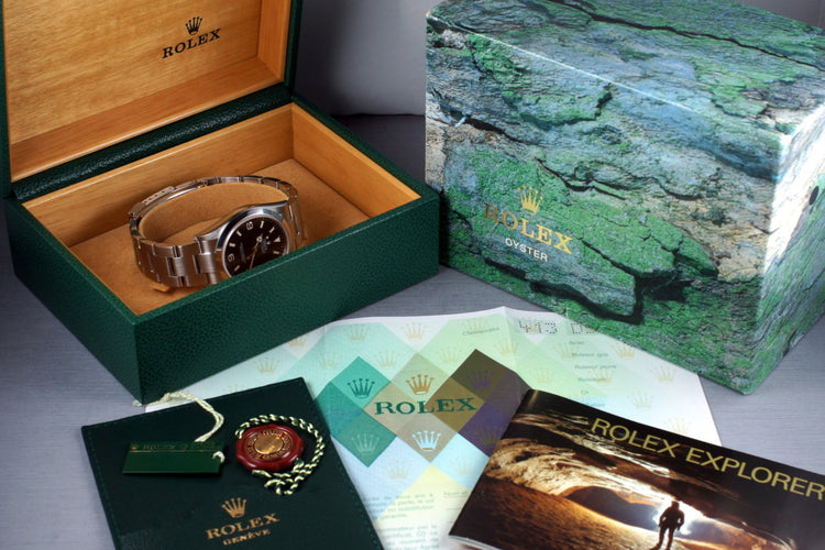 2005 Rolex Explorer 114270 with Box and Papers