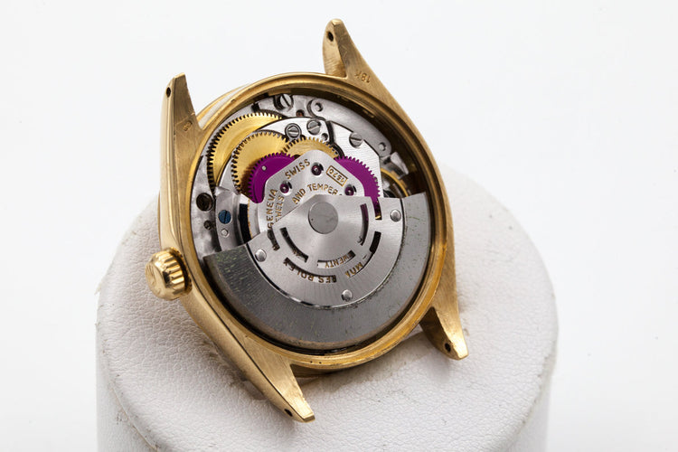 1971 Rolex Yellow Gold Oyster Perpetual 1005 Gold Mosaic Dial