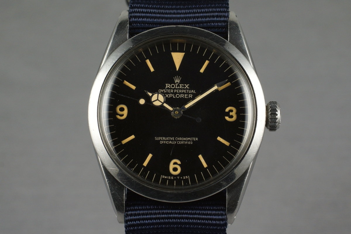 HQ Milton 1965 Rolex Explorer 1 1016 with Glossy Gilt Dial