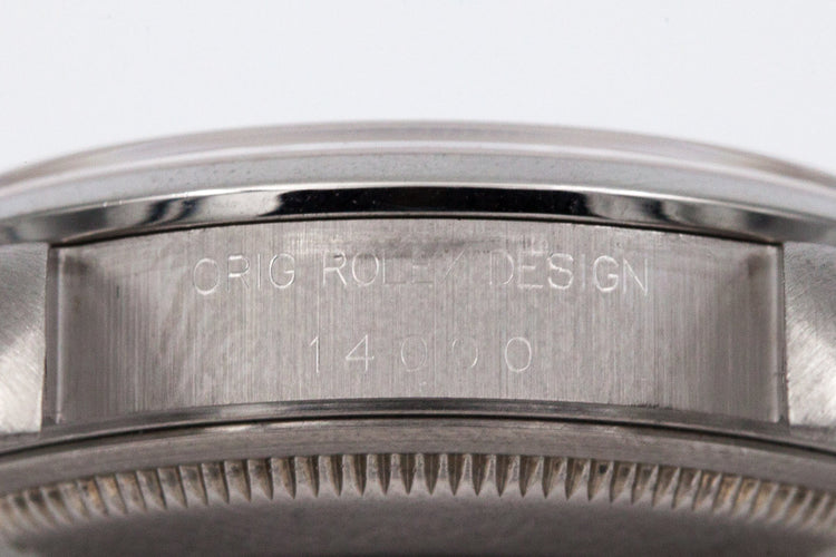 1995 Rolex Air-King 14000 Domino’s Pizza Logo Dial with Box and Papers