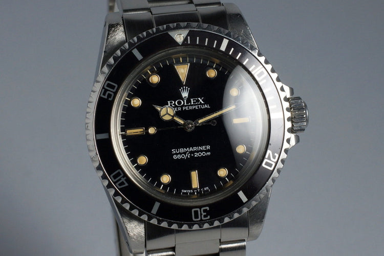1985 Rolex Submariner 5513 with Box and Papers