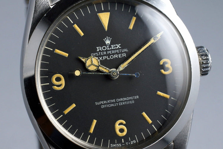 1967 Rolex Explorer 1 1016 with Box and Punched Papers