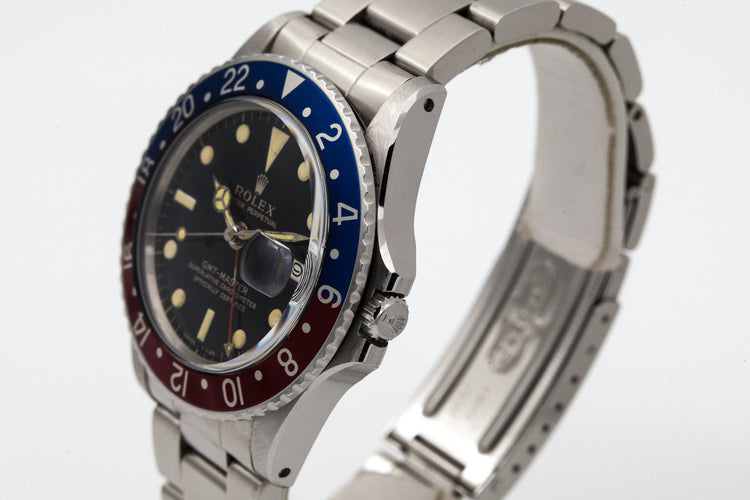 1965 Rolex GMT 1675 with Gilt Dial