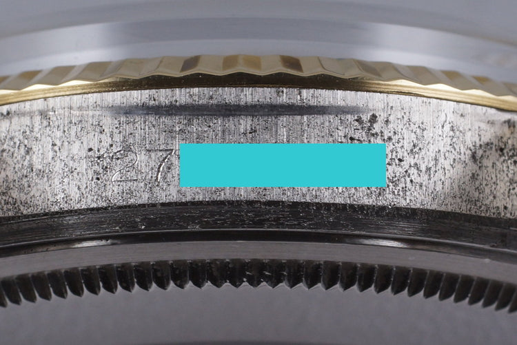 1971 Rolex Two Tone DateJust 1601 with White Roman Dial