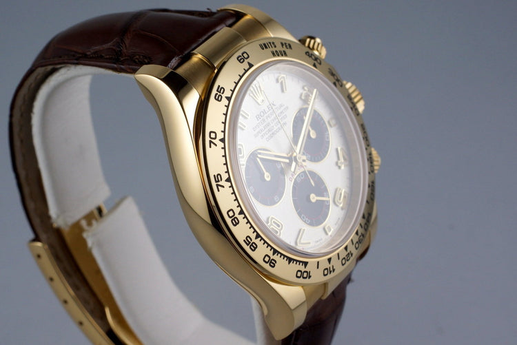 2015 Rolex YG Daytona 116518 Arabic Dial