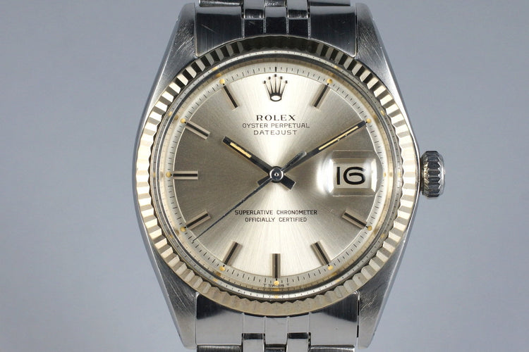 1972 Rolex Datejust 1601 Silver Dial