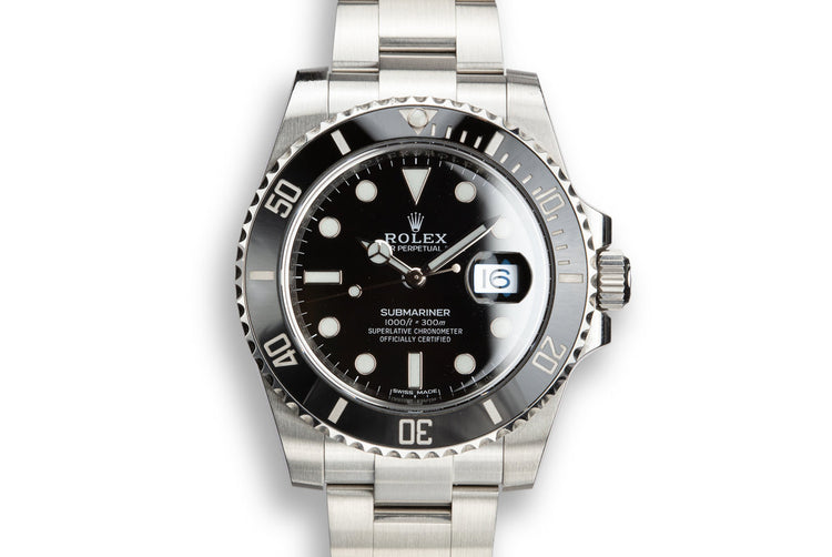 2017 Rolex Submariner 116610 with Box and Papers