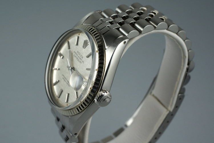 1977 Rolex DateJust Linen Dial 1601