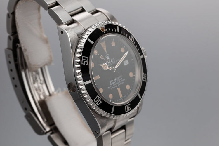 1980 Rolex Sea-Dweller 16660 Matte Dial with Box and Papers