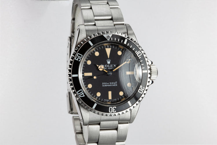 1968 Rolex Submariner 5513 Meters First Dial with Box and Service Papers