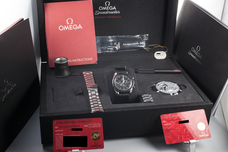2017 Omega Speedmaster Professional 311.30.42.30.01.005 with Box and Papers