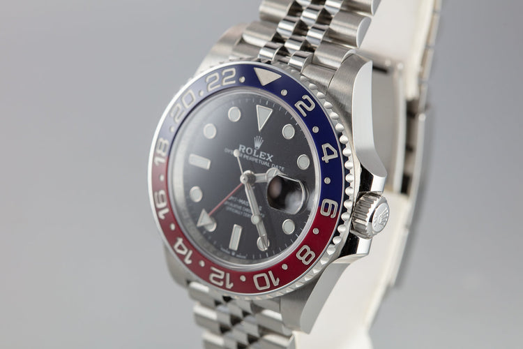 2018 Rolex GMT-Master II 126710 BLRO MK I "Violet" Bezel with Box and Papers
