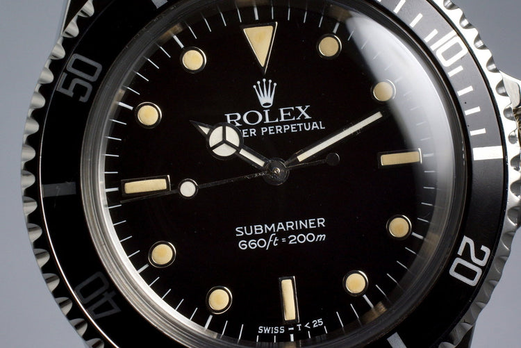 1987 Rolex Submariner 5513 with Box and Papers